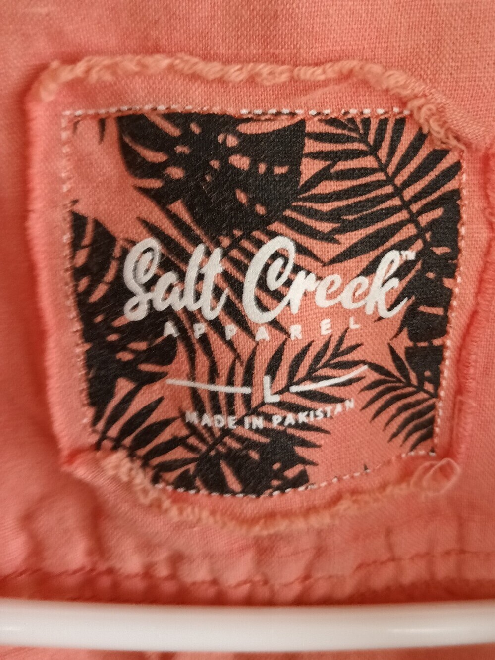 Colorado Logo Denim Jacket Coral Pink Frayed Edges Lightweight - Picture 8 of 13